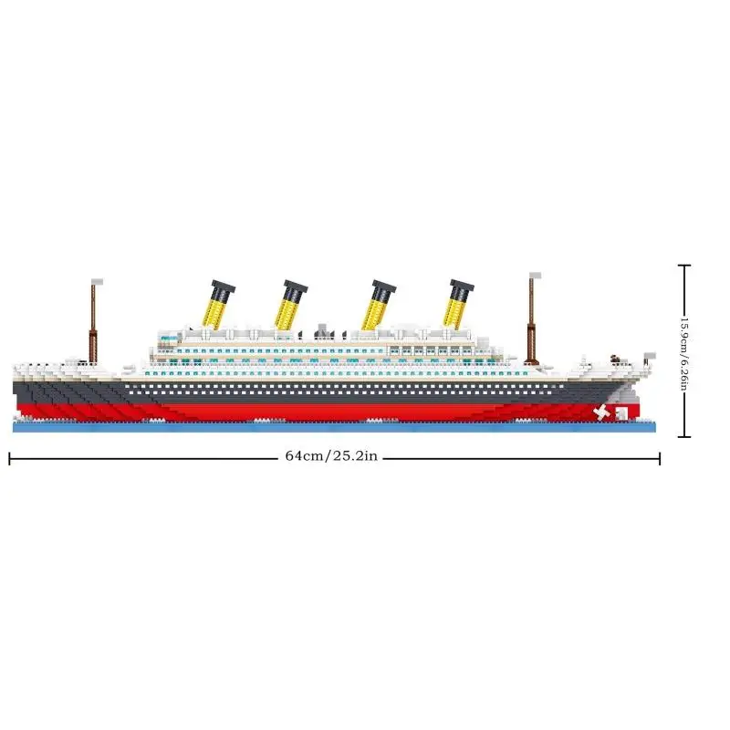 Titanic Building Block Model 6