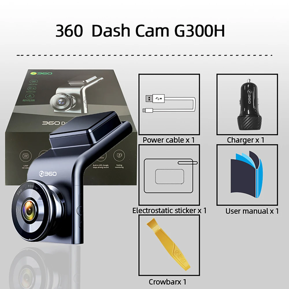 360 Traço Cam para Carros 2.5K camera veicular Controle WiFi GPS Embutido 2  Polegada Gravador de Vídeo Dvr Carro G300H Câmera para Veículo  Estacionamento Monitor acessório para carro - AliExpress