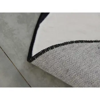 Football Shape Machine Washable Extra Soft Printed Decorative Area Rug 3