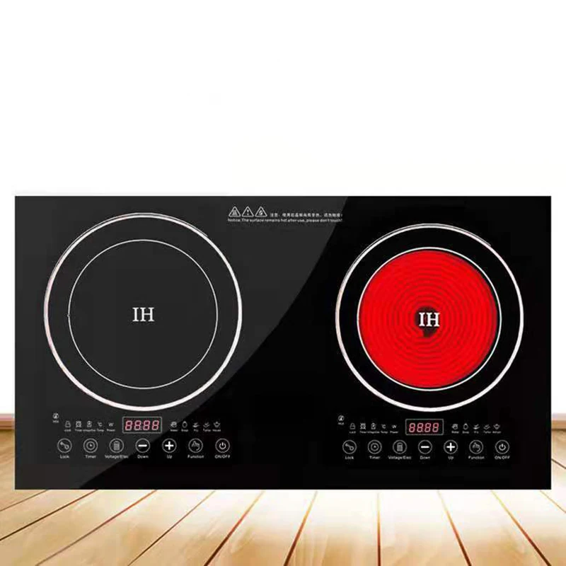 Induction Cooker Household Double Able Furnace Electric Ceramics Intelligent High Power Fire Boiler Waterproof Burner Embedded