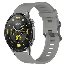 Silicone Sport Wrist Strap - 22mm Universal Watch Band Bracelet for Xiaomi S4 3 2 1 (Titanium gray)