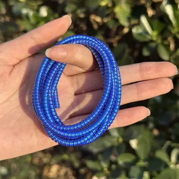 1 ม้วน 1.6m เลเซอร์สี USB ชาร์จข้อมูลป้องกันสายเคเบิล Anti-break ฤดูใบไม้ผลิเชือกป้องกันสายไฟเชือกหูฟัง Bobbin Winder 17