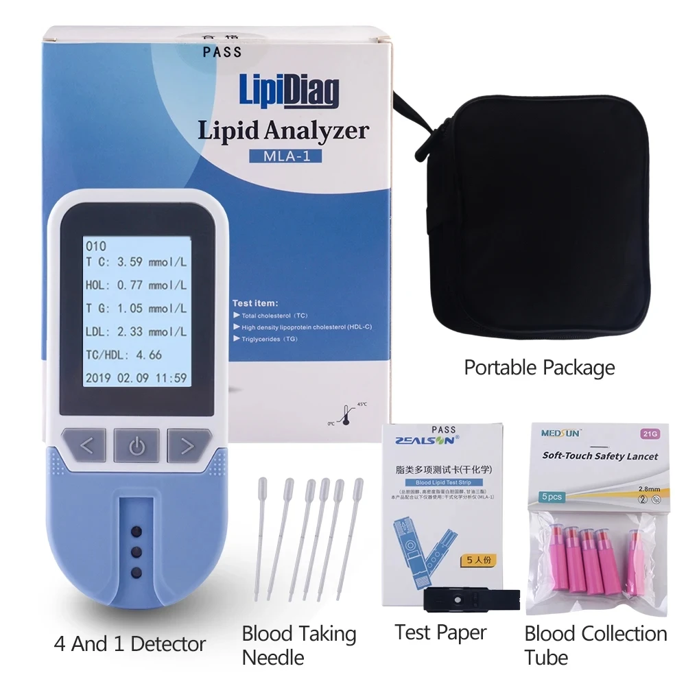 

4 in1 Blood Lipid Analyzer Total Cholesterol (TC)&high Density Lipoprotein Cholesterol (HDL) &triglyceride (TG) Cholestero