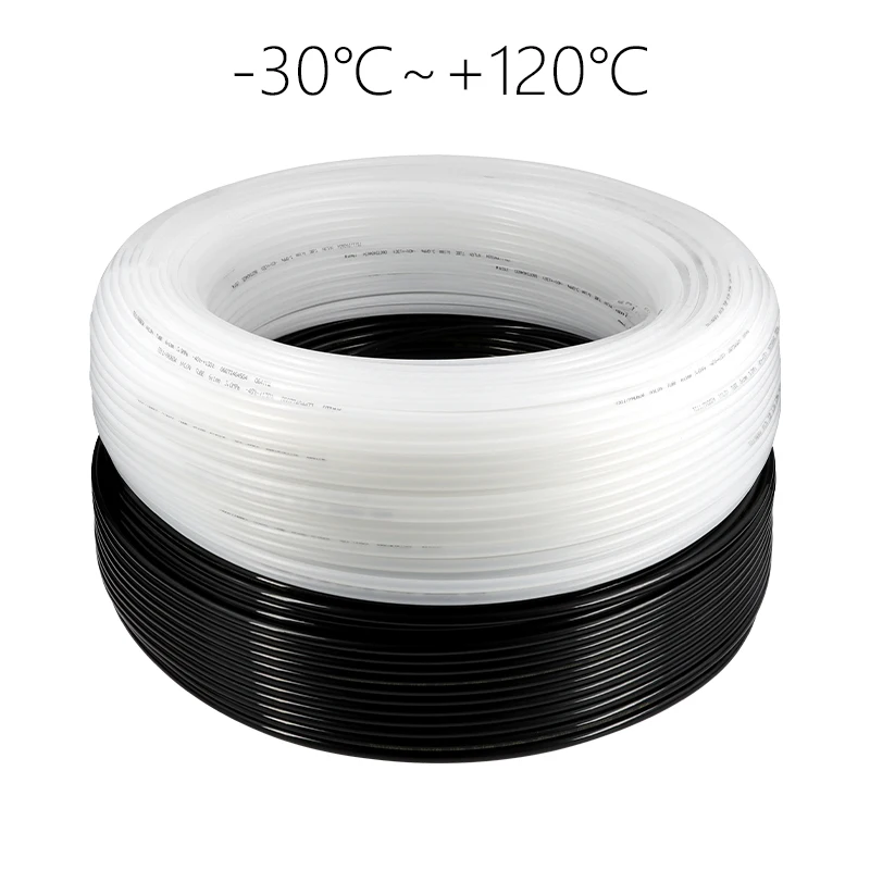 PA Tube PA6 Nylon Material 1~10m 2mm 4mm 6mm 8mm 9mm 10mm 12mm Pneumatic Air Compressor Smooth Rigid High Pressure Oil Pipe pneumatic tube air compressor hose