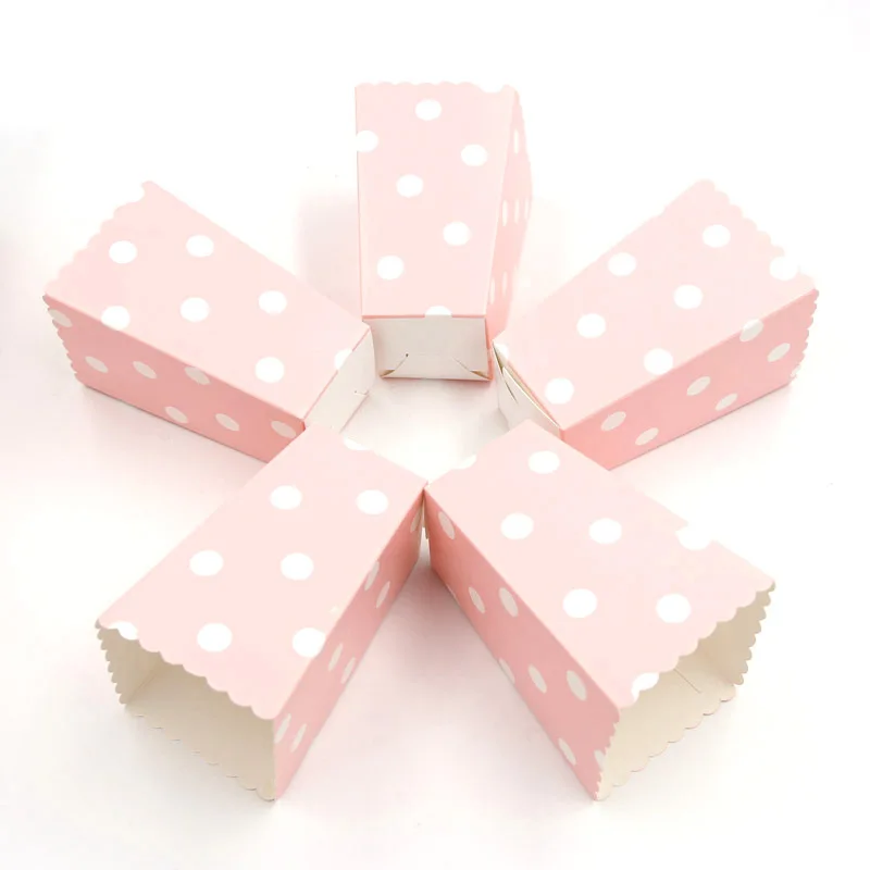 12 Pcs Popcorn Boxes Small Popcorn Bags Striped Paper Popcorn Bags Pastel Popcorn Boxes Candy Containers For Birthday Party Favor Supplies - View #6