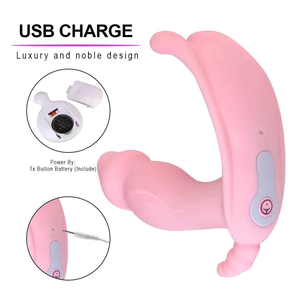 Wireless Remote Clitoris Stimulator G-spot Wearable Vibrator_voghion.com
