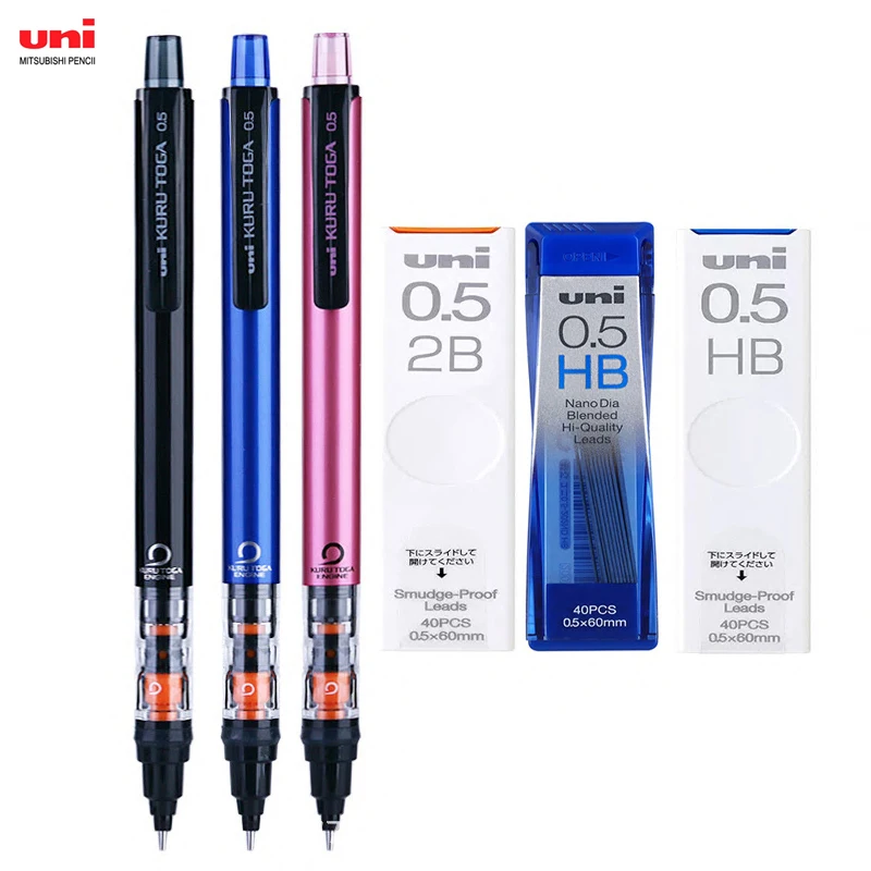 UNI Mechanical Pencil M5 452 Kuru Toga 0.5mm Refill Rotating Tip