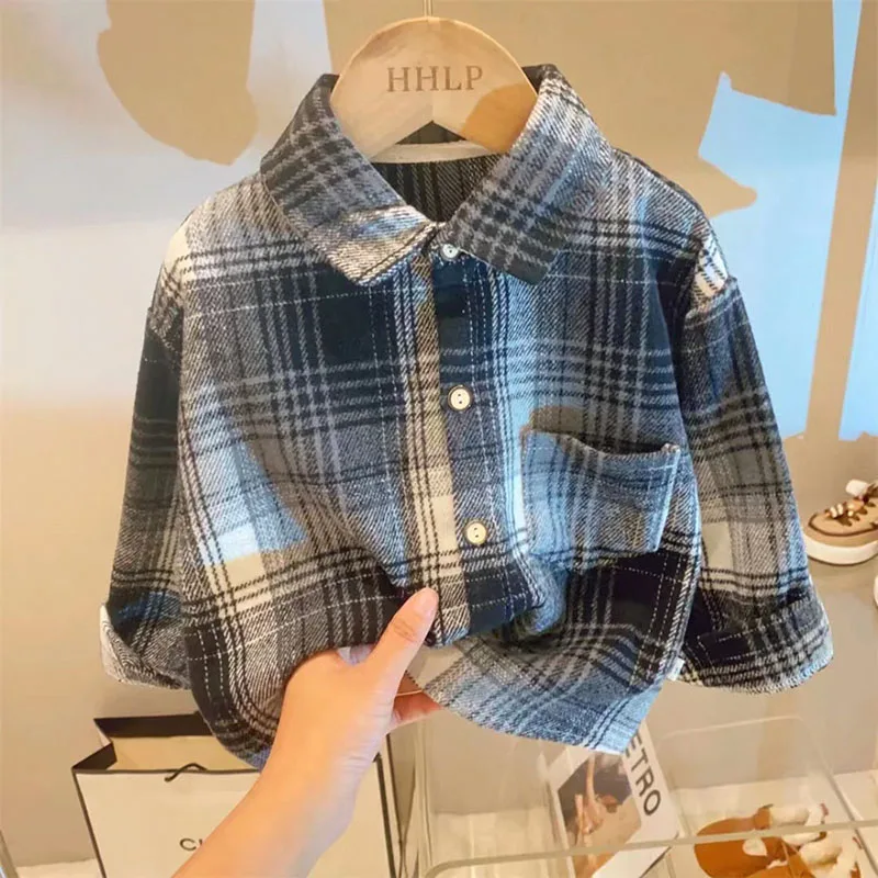 Kids Plaid Button-Up Shirt 3