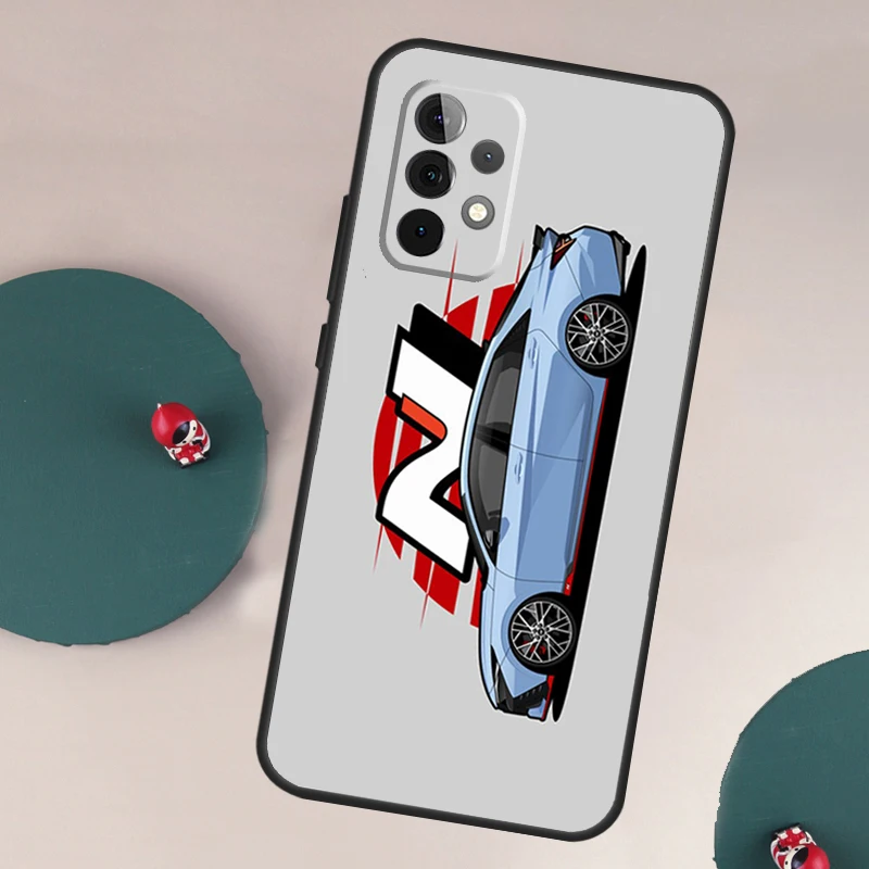 Sleek Blue Sports Car Phone Case