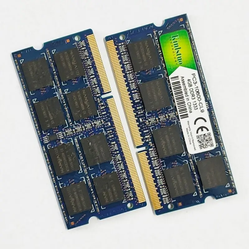 DDR3 4GB 1333MHz di memoria Del Computer Portatile ddr3 4GB 2RX8 PC3 1.5V 4GB 10600 Notebook memoria SODIMM 204PIN