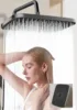 New 30CM Big Panel Top Rain Large Flow Rainfall High Pressure Shower Head Water Saving Shower Faucet Bathroom Accessories 1