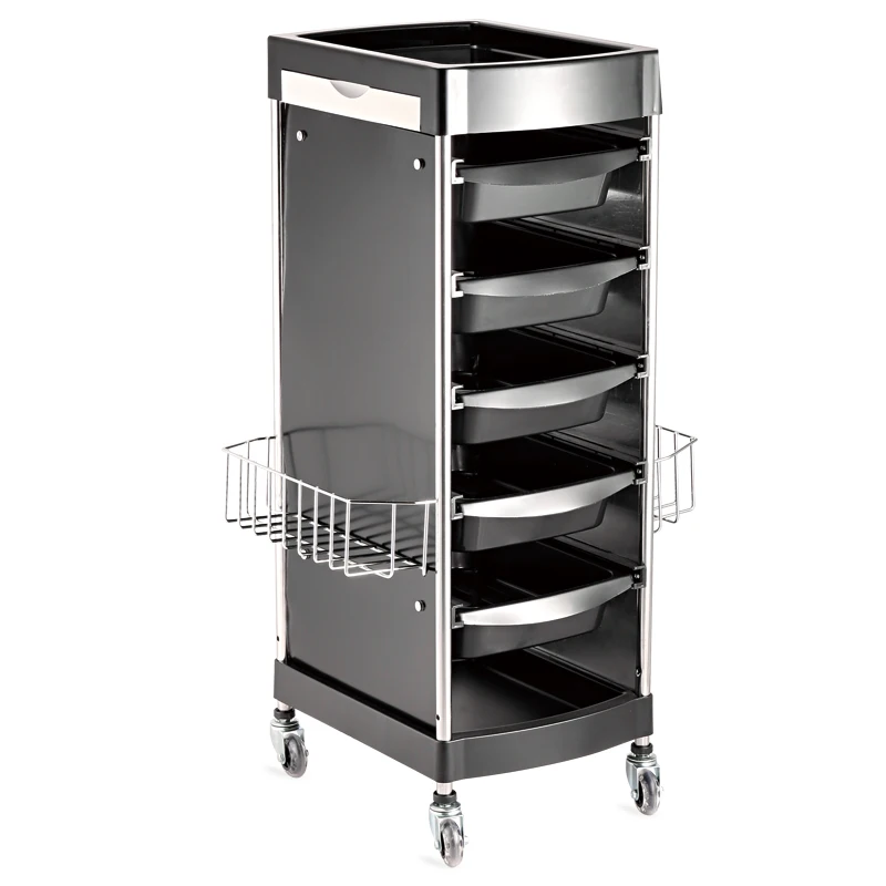 

X11-E Wholesale customization deluxe beauty salon drawer storage trolley rolling salon trolley