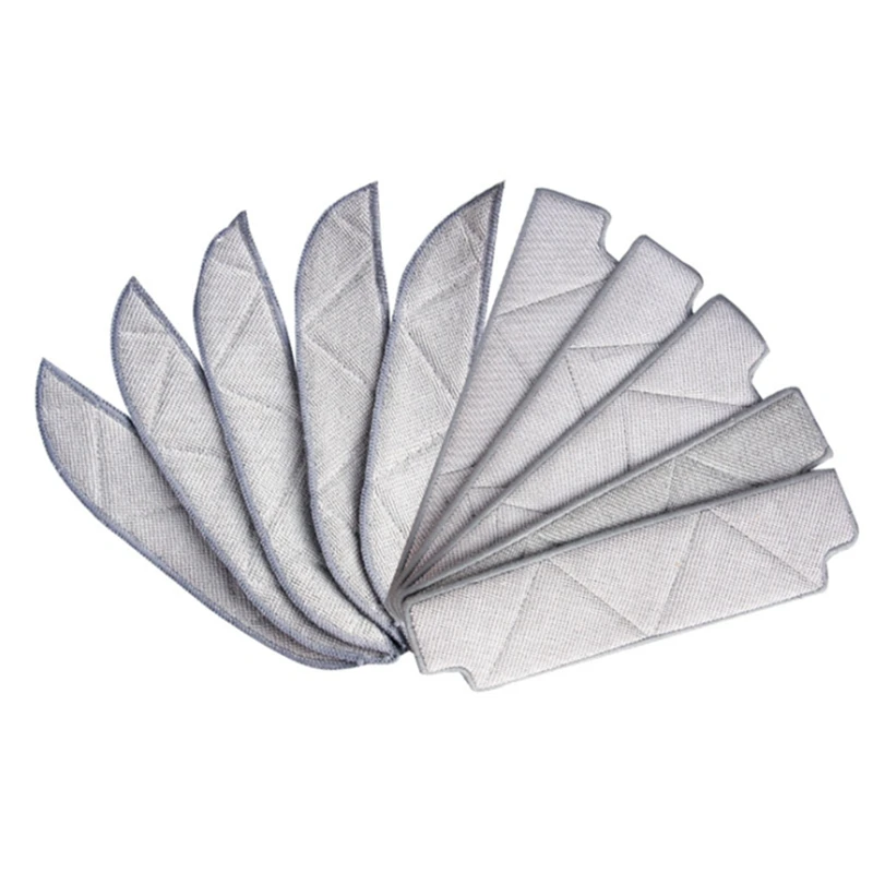 10 Pcs/Lot Replacement Microfiber Cleaning Parts For ECOVACS Winbot W710 730 W60 TBW60TG Mop Cloth |