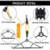 Deer Gambrel Elk Hoist Pulley Lift System with Gambrel Hunting Game Hangable Kit Deer Hunting Accessories for Butcher 5