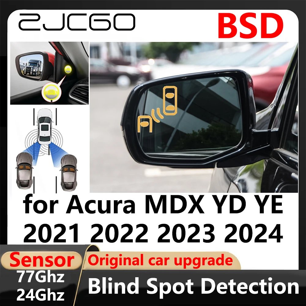 

ZJCGO BSD Blind Spot Detection Lane Change Assisted Parking Driving Warnin for Acura MDX YD YE 2021 2022 2023 2024