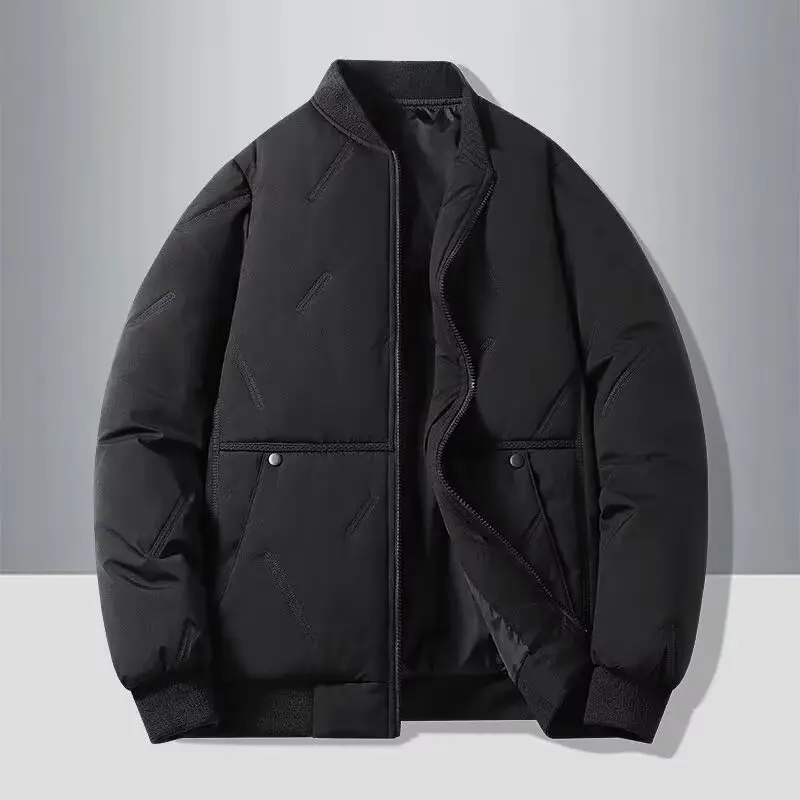 Autumn/Winter Baseball Collar Men's Cotton Jacket Outer Warmth