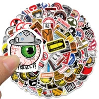 98PCS Funny Hard Hat Brand Sign Cool Sticker Construction Workers Helmet Motorcycle Car Tools Laptop Bicycle Gift Stickers 2