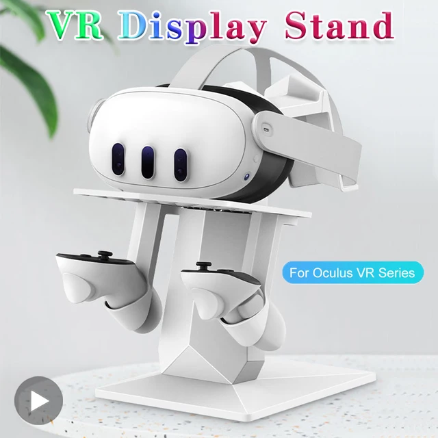For Meta Oculus Quest 3 2 Pro Quest3 Quest2 Cradle Stand Holder Support Game Accessory Virtual Reality VR Glasses Headset Helmet