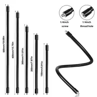 New Metal Monopod Metal Tube Rod Flexible Lightweight Selfie Stick Stands With 1/4inch Screw Tripod Extension Tube SLR Cameras - Image 6