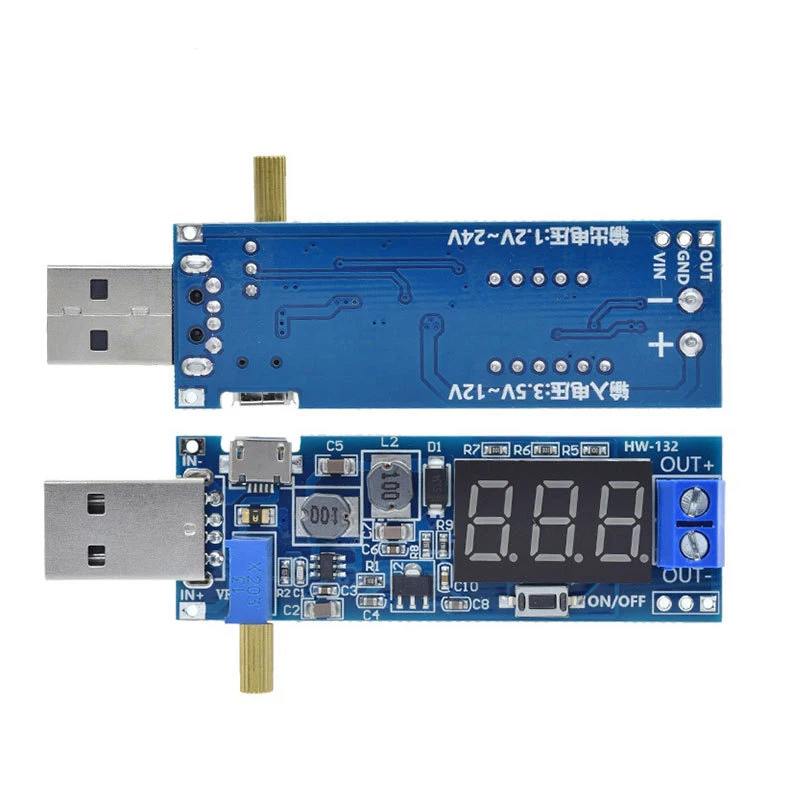 Enhanced USB DC Boost Module – Adjustable Voltage Converter for DIY Power Supply Projects