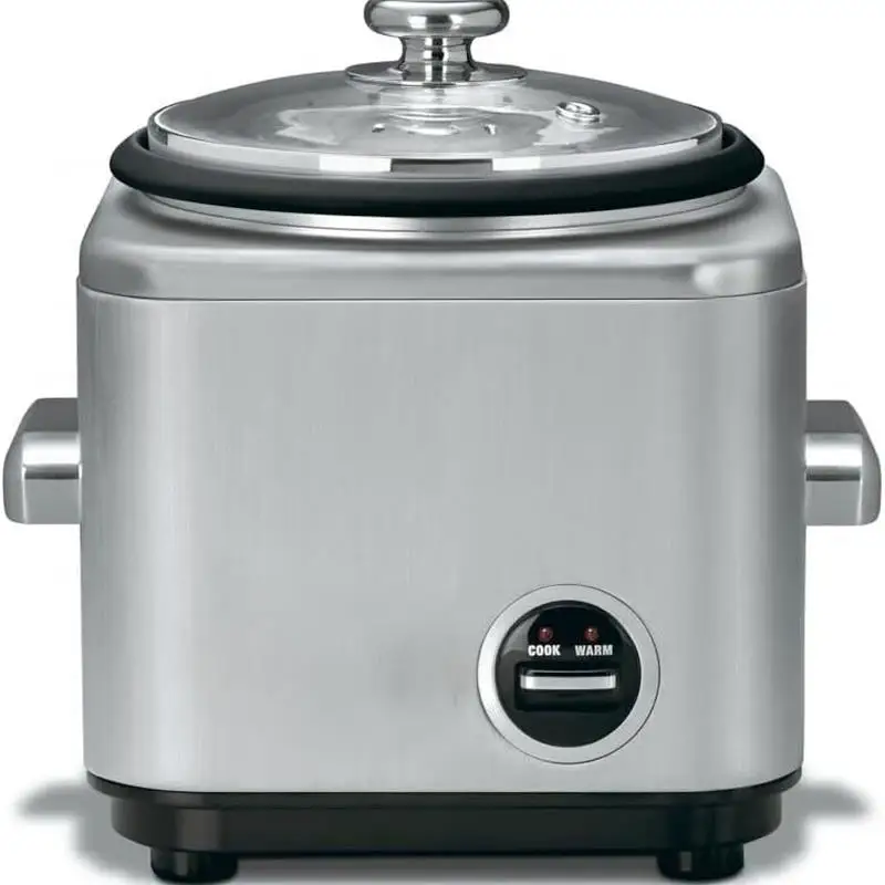 

Rice Cooker,Cooker Slow Cook, Stainless Steel Steaming Pot,Steam, Oatmeal, Risotto,4-Cup, Nonstick