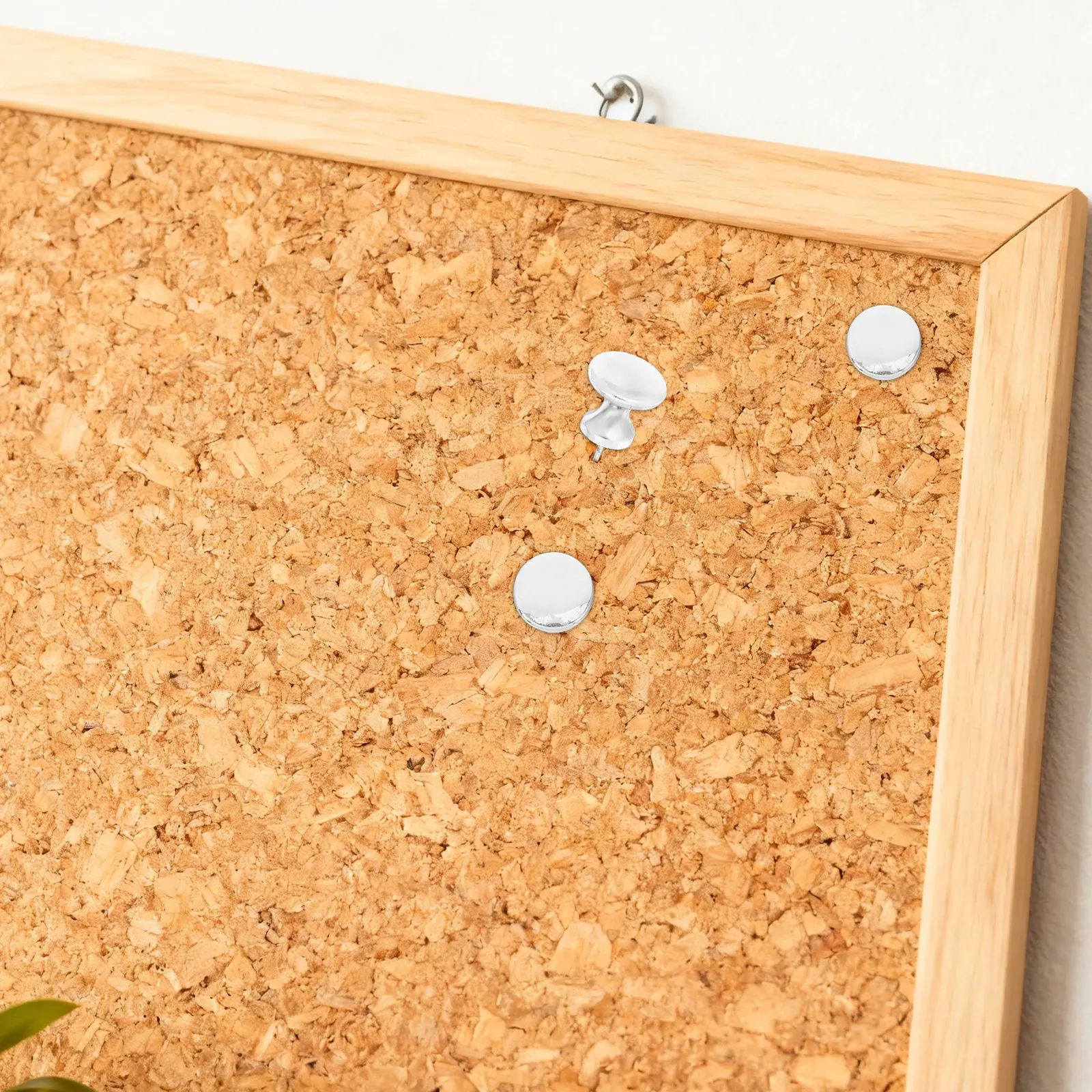 30개 강철 푸시핀, 게시판용 헤비듀티 압정, 사무실 코르크보드 장 지도 압정, 플라스틱 헤드 게시판용 압정