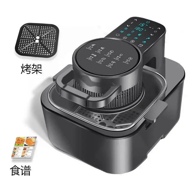 New visual air fryer smart 9L large capacity household kitchen automatic intelligent oven French fries all-in-one machine 220V