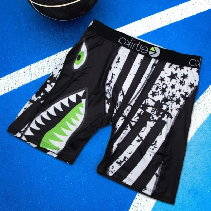 Men Underwear Boxers Fashion Printed Male Panties Lingerie Men Underpants Boxershorts Trunks Plus Size Breathable Men's Boxers 4