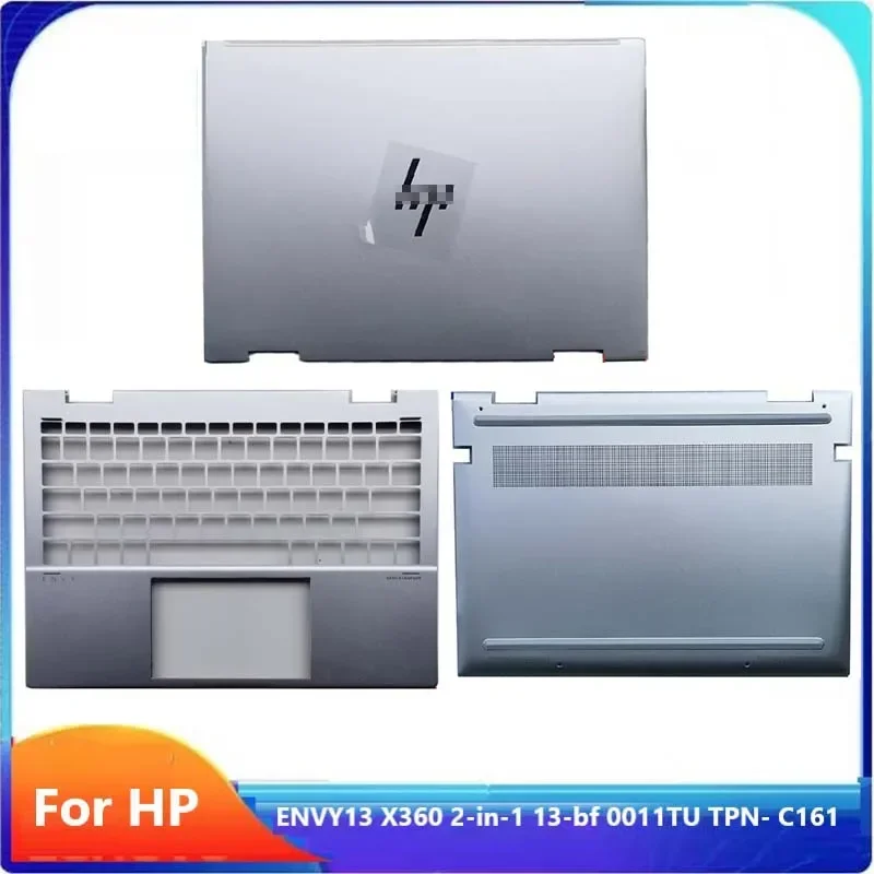 MEIARROW LCD 후면 커버, 팜레스트 상단 커버, 하단 케이스, HP ENVY13 X360, 2 인 1, 13-BF 0011TU, TPN-C161, 실버, 신제품