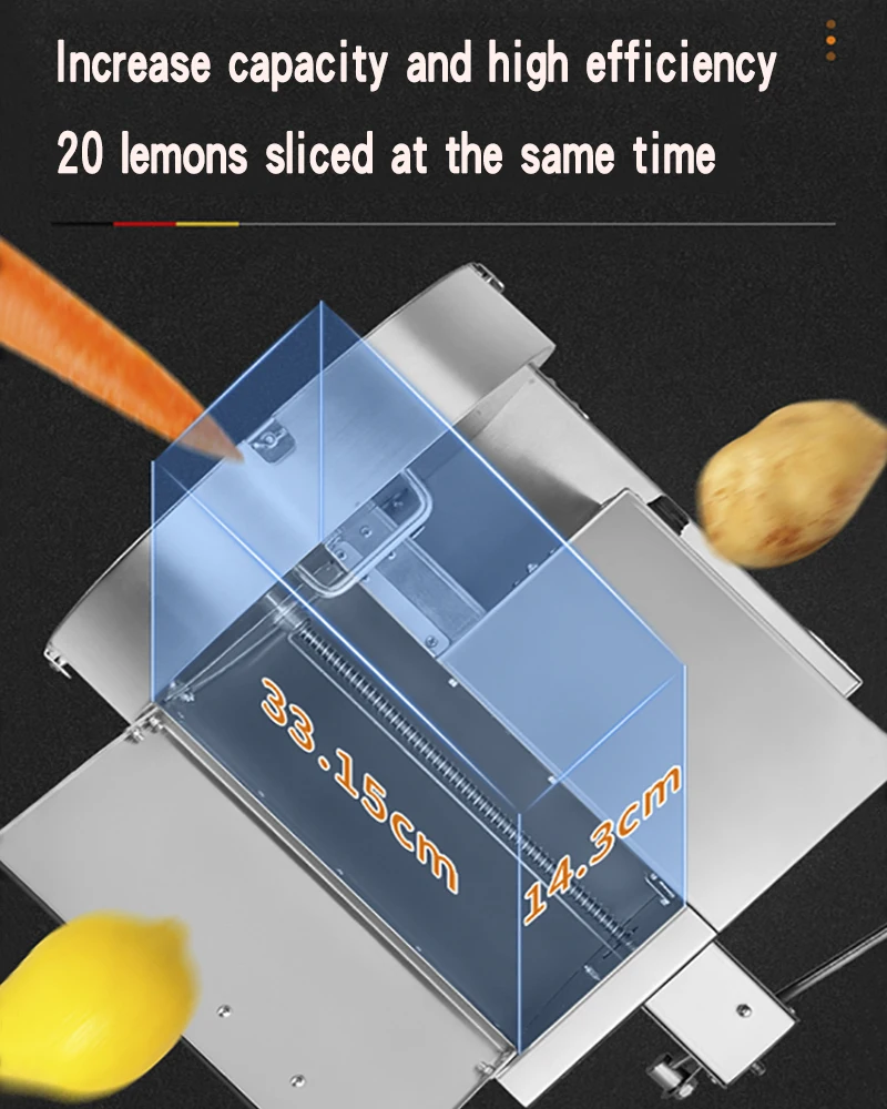 Commercial lemon food slicing slicer multifunctional manual fruit vegetable  flaker potato grapefruit orange chipping machine