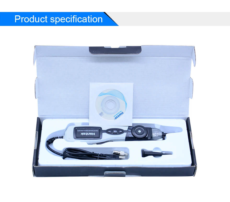 Hantek PSO2020 Portable Pen Storage USB Oscilloscope 20MHz Bandwidth 96MSa/s Dia