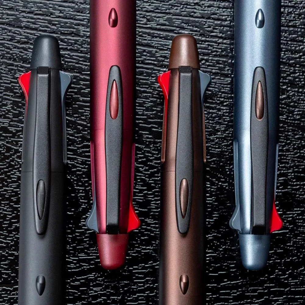 Japan Pilot Multifunction Pen 4 + 1 WOOD Wooden Pole Pen Holder 0.7mm Four-color Ballpoint + 0.5mm Mechanical Pencil