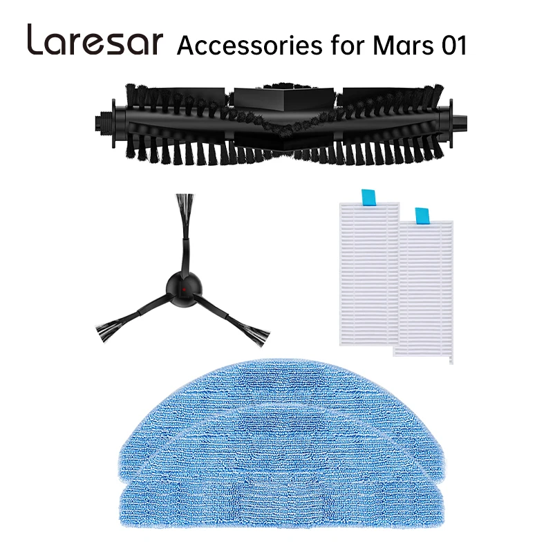 Lot De 4 Filtres Pour Aspirateur Robot Laresar Grande 1 - Pièce De Rechange Neuve