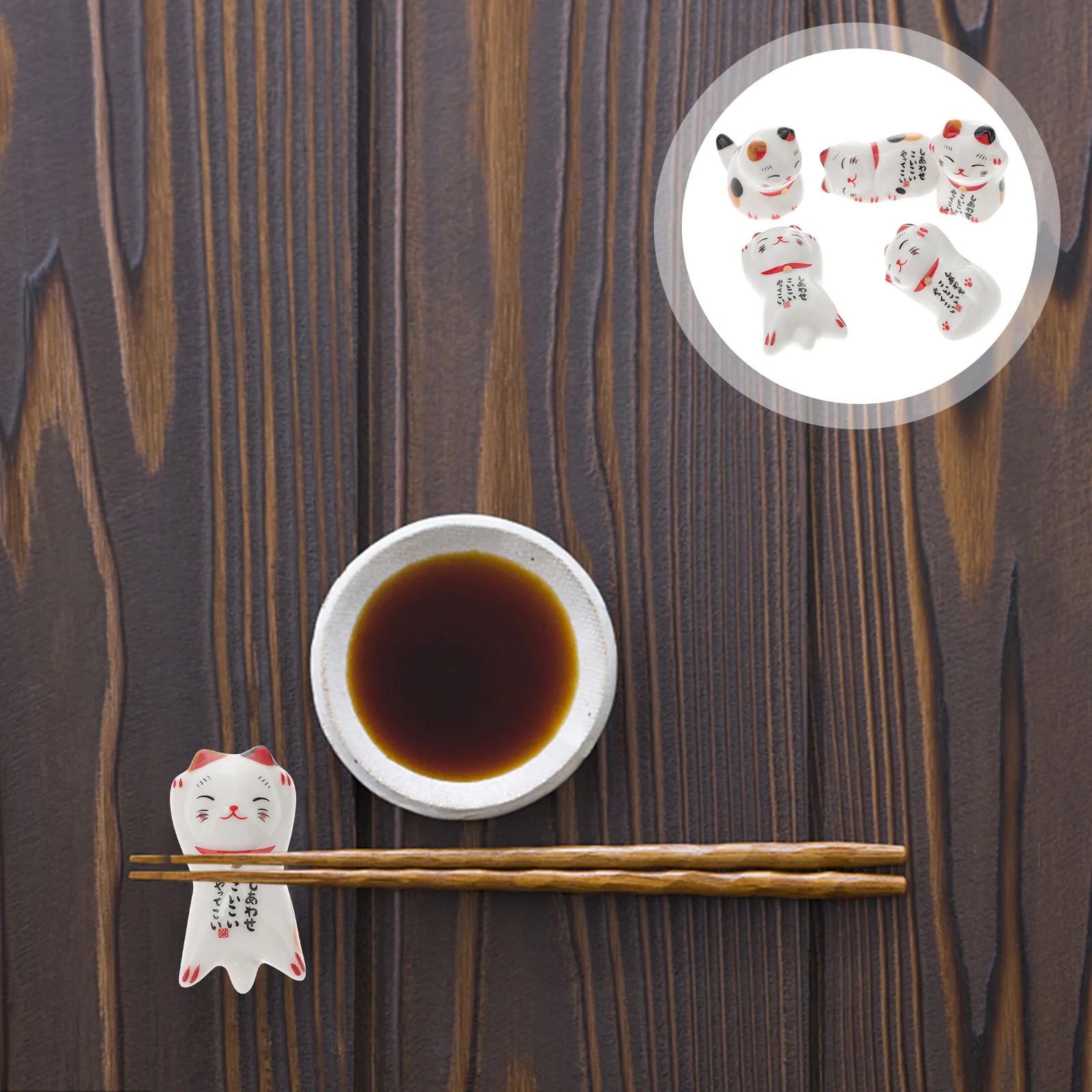 

Rest Chopstick Cat Holder Chopsticks Japanese Giftss Rack Stand Tableware Japanese Japanese Gifts Lucky Mini Rests Spoon