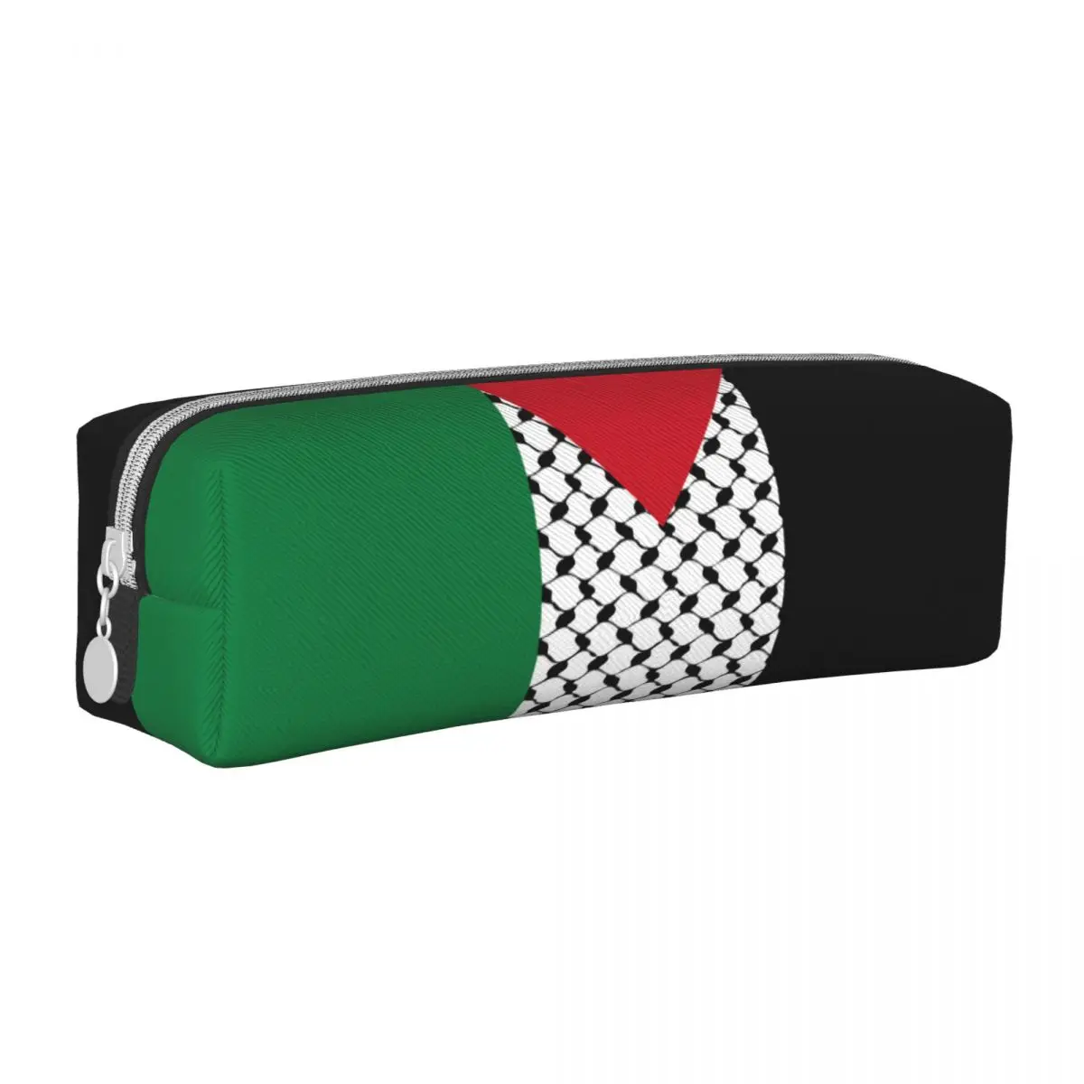 Lovely Palestine Flag Pencil Case Palestinian Hatta Kufiya Keffiyeh Pattern Pencilcases Pen Box for Student Bag School Supplies