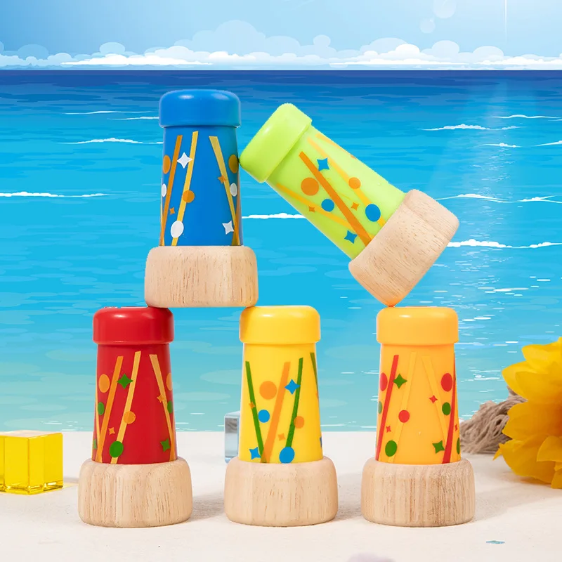 Wooden Science Kaleidoscope Kids Puzzle Classic Nostalgia Montessori Early Education Toys Teaching Aids Boys And Girls Gifts