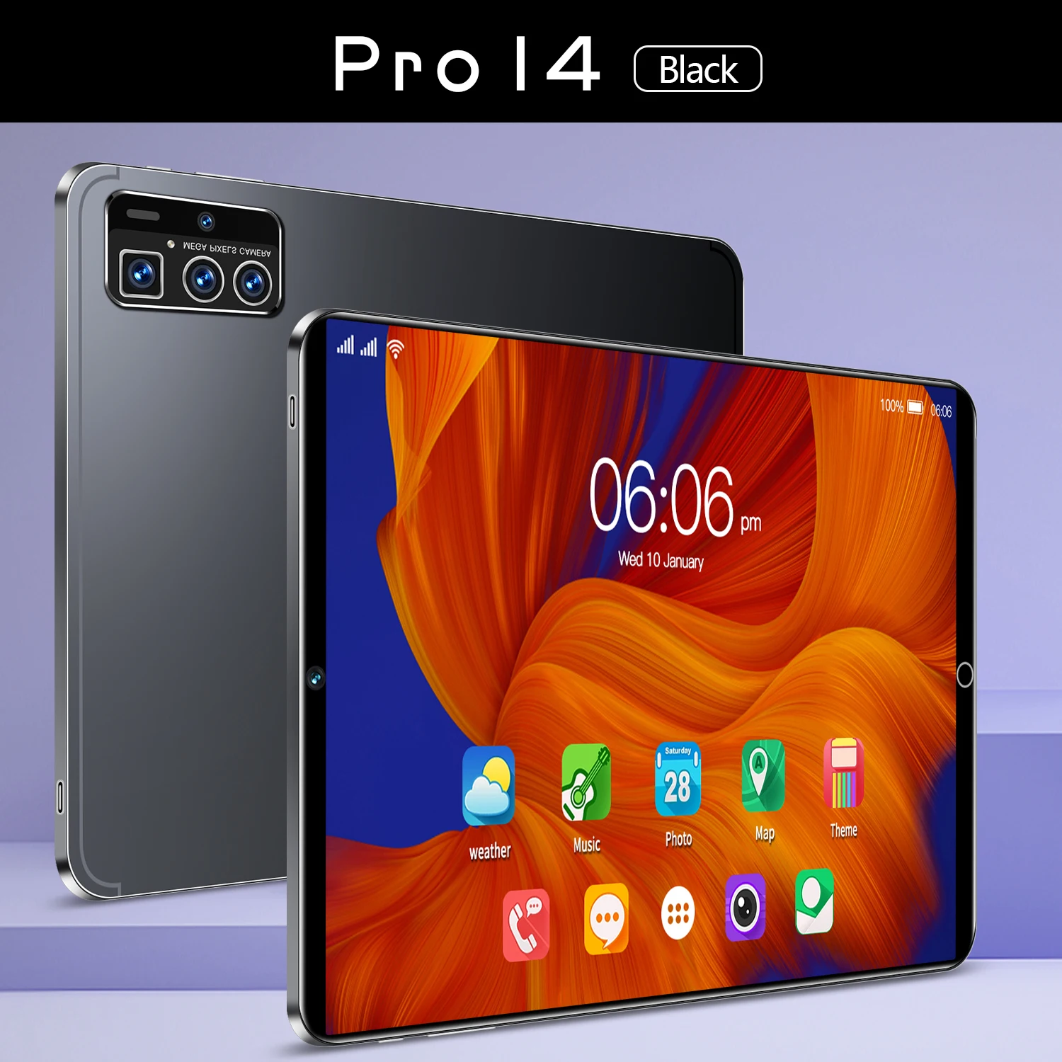 Tableta Pro 14 Original, versión Global, Android 2023, 13 + 16MP