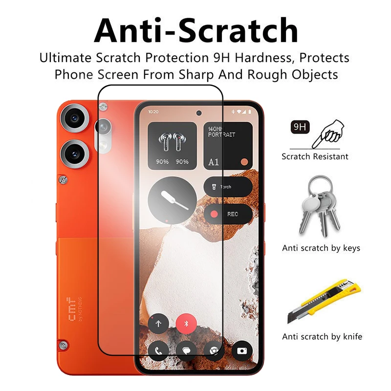 Pellicola Protettiva Per Privacy Per Nothing CMF Phone 2 Pro 5G - Vetro Temperato 9H Anti-spia - Confezione Da 2 - Trasparente E HD
