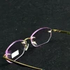 Handcrafted rimless Rectangle Women Fashion Reading Glasses +0.75 +1 +1.25 +1.5 +1.75 To +4 5