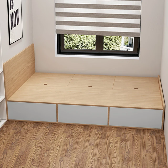 편안하고 기능적이며 저렴한 침실용 더블 서랍 보관 침대