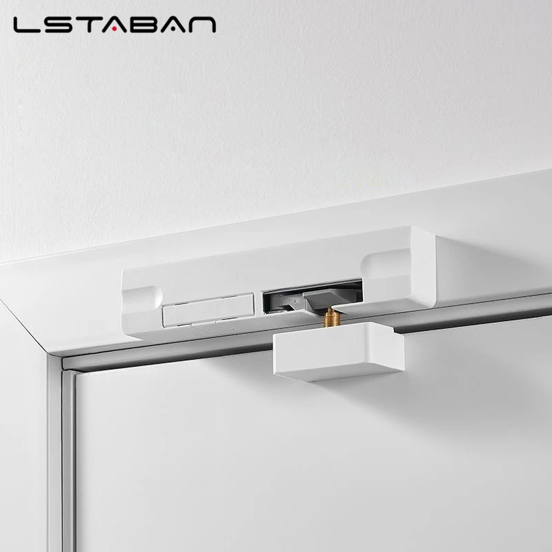 Adjustable Bedroom Door Closer Damping Buffer Wooden Door Flat Open Buffer Invisible Home Silent Hydraulic Closed