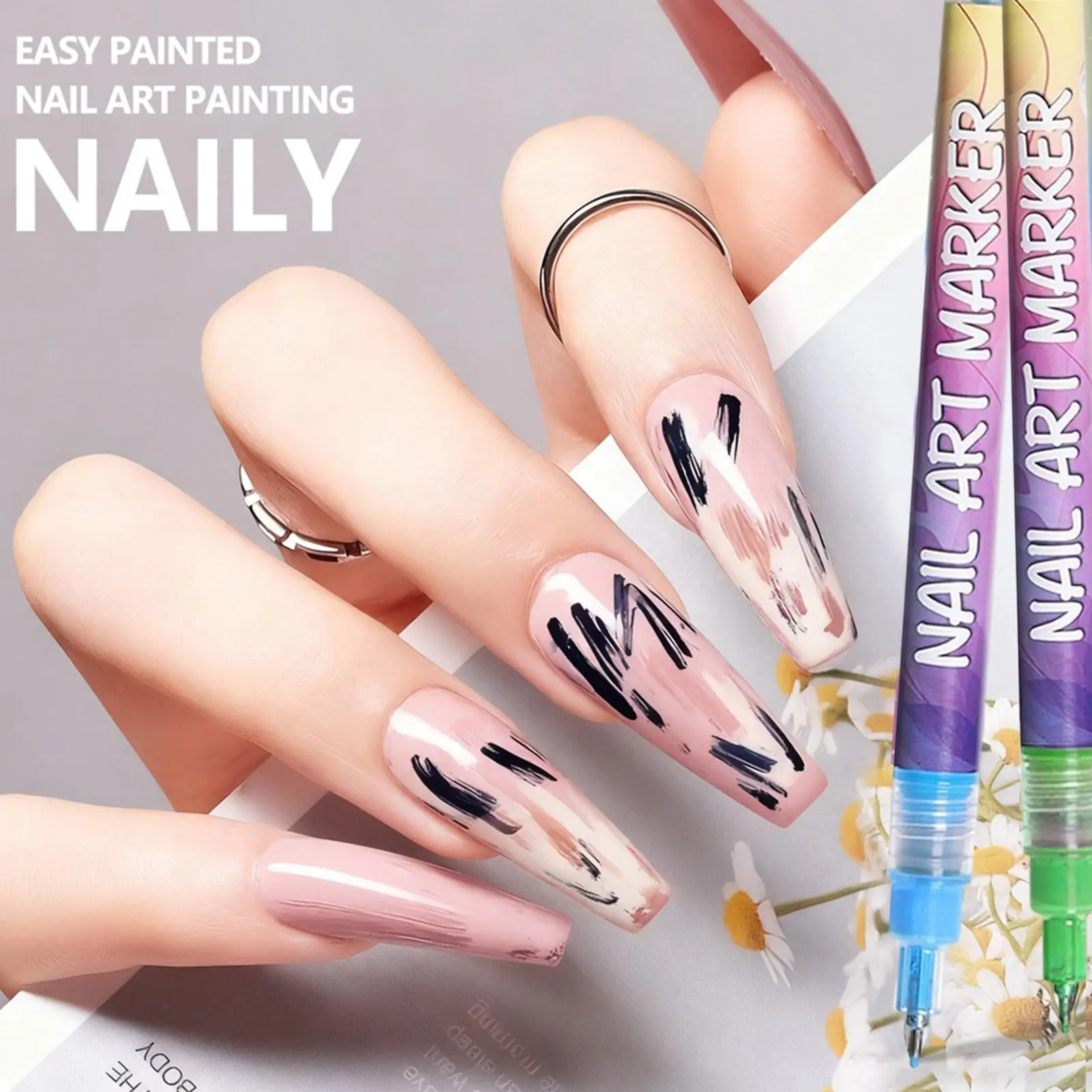 Nail Art Waterproof Graffiti Liner Pen