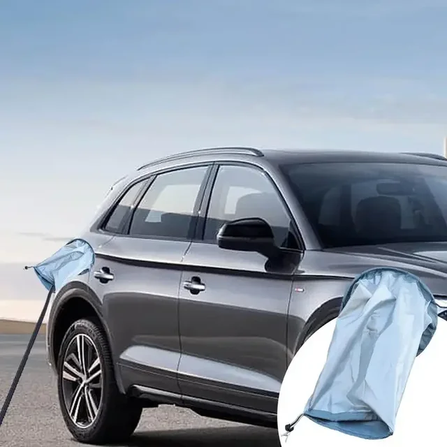 EV Magnetic Charging Port Protective Cover Car Charger Insulating Double-layer Plug Sun Protection Safety Waterproof Protector 3