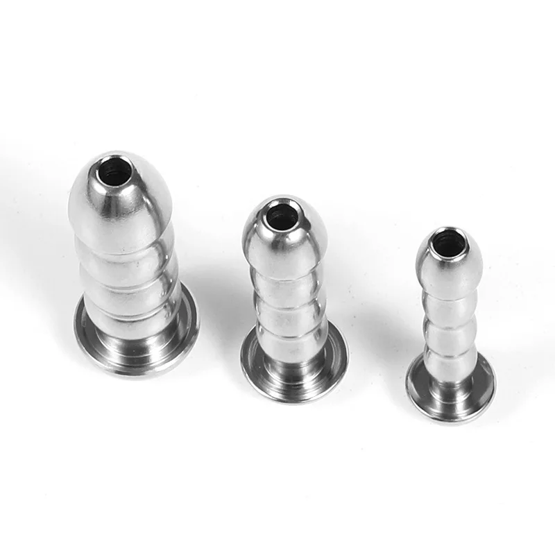 SM Metal Urethral Sounding Penis Plug Stainless Steel Hollow Urethral Dilators for Men Gay Beginner Masturbator Training Sex Toy urethral dilator silicone urethral dilator