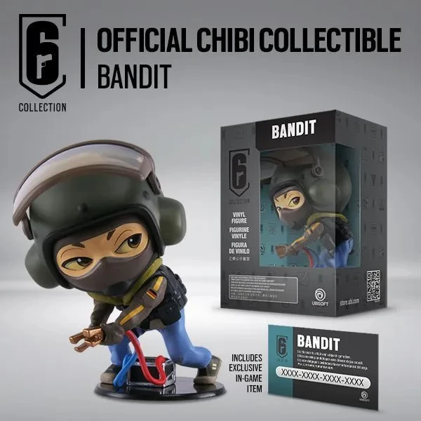 thumbnail image 1 of Figura de acción de Thermite de 10 cm de la versión Q de Rainbow Six Siege R6, juguete de decoración de escritorio, regalo de Navidad para niño, 1 of 5