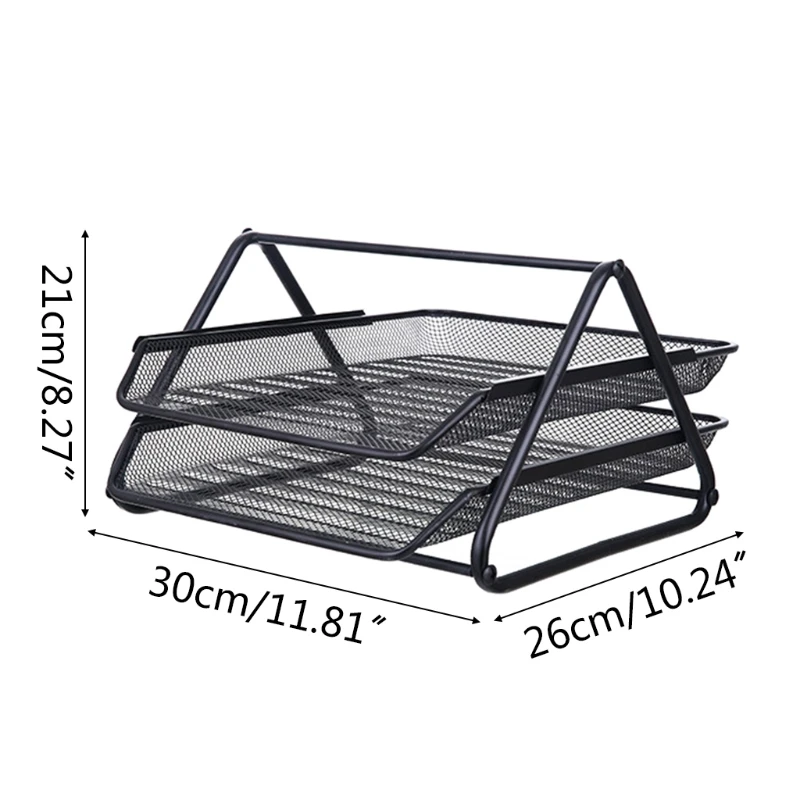 Office A4 Paper Desk Organizer Document File Letter Book Brochure Filling Tray Rack Shelf Carrier Metal Wire Mesh Storage Holder storage racks,desk mail organizer