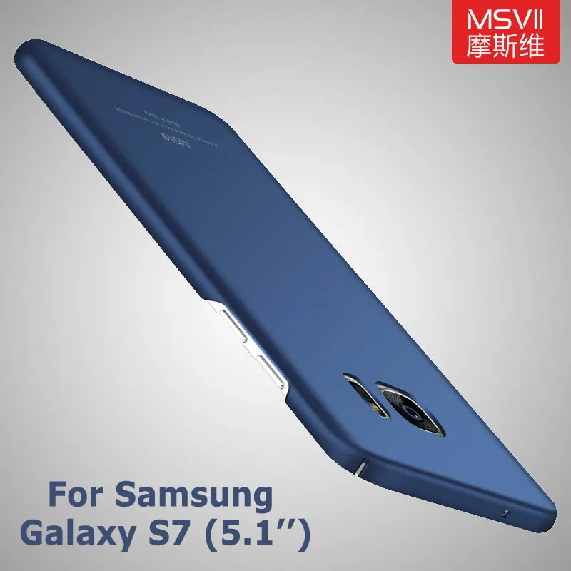 Per Samsung Galaxy Casi Di S7 Copertura Msvii Caso Coque Per Samsung S7 S 7 Sottile Dura Del Pc Scrub Copertura Per Samsung Galaxy S7 Bordo Casi