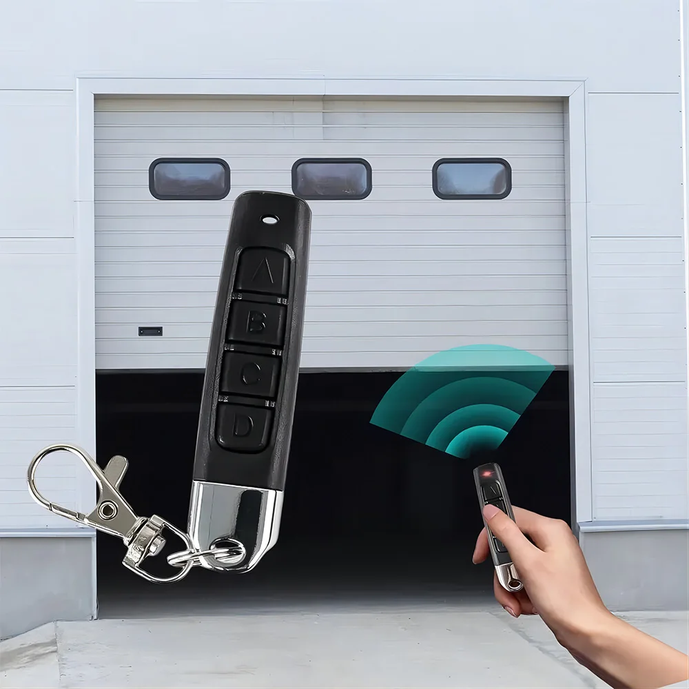 433MHZ Remote Control Garage Door Four Key Color Small Volume Copy Wireless Remote Control Thumb Garage Door Copy Remote Control