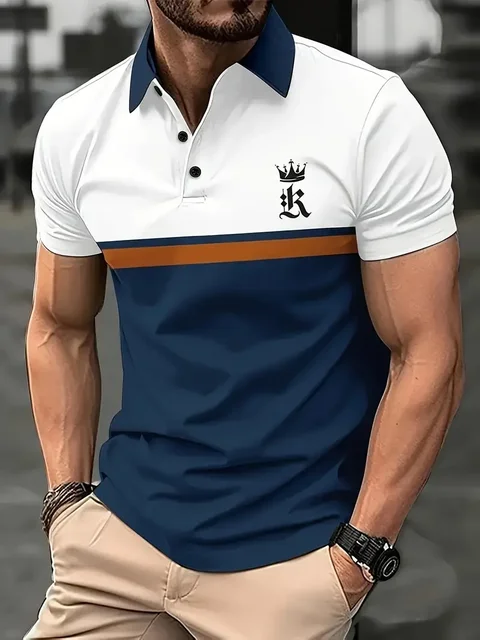 Men’s Striped Polo Shirt 5