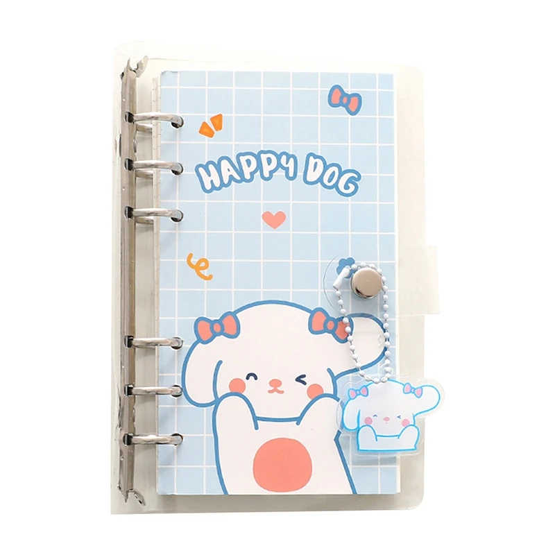 2023 Cute Cartoon Kawaii Notebook Mini Three-hole Loose-leaf Book